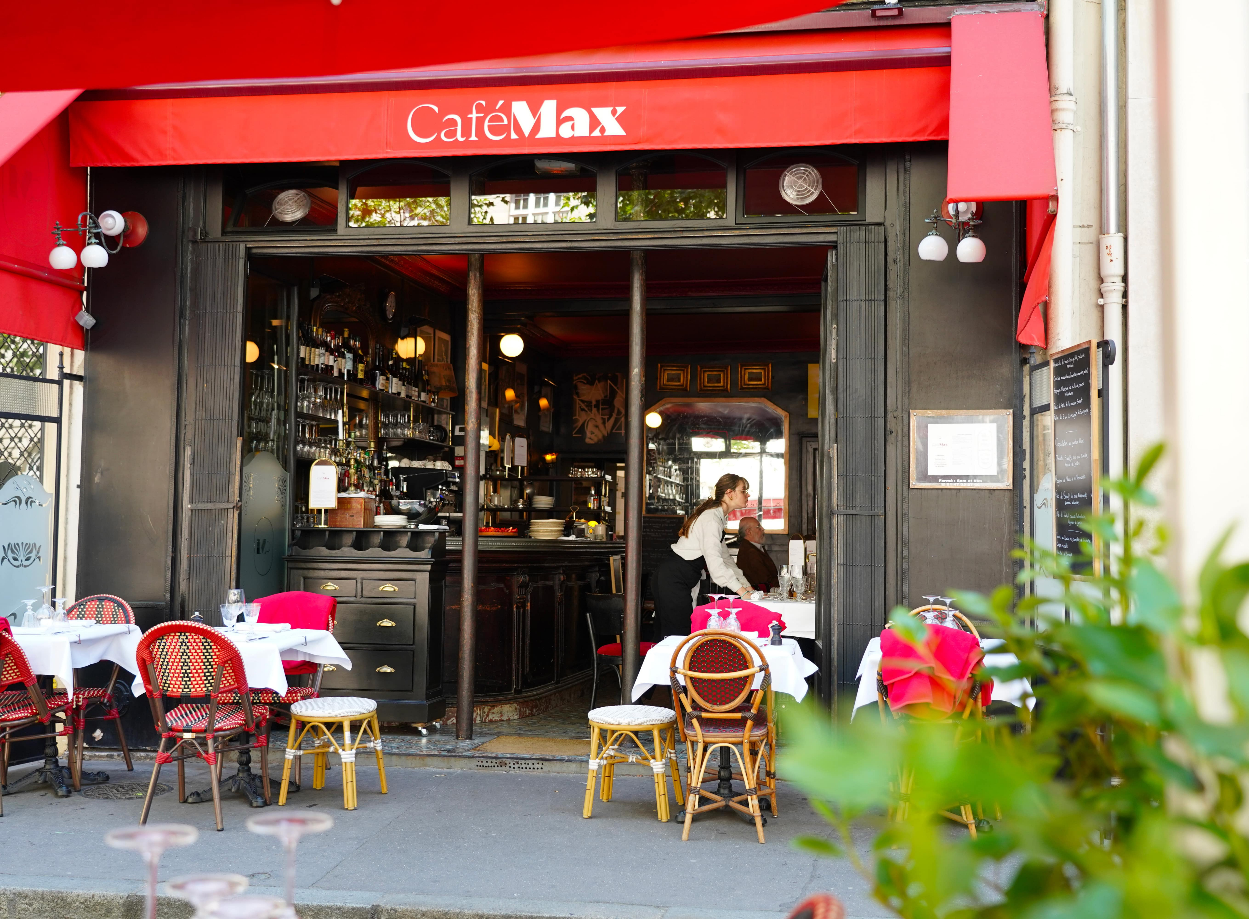 Terrasse du CaféMax, bistrot parisien